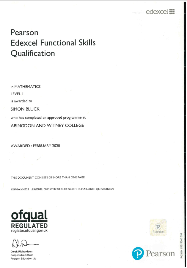 Certificate 2